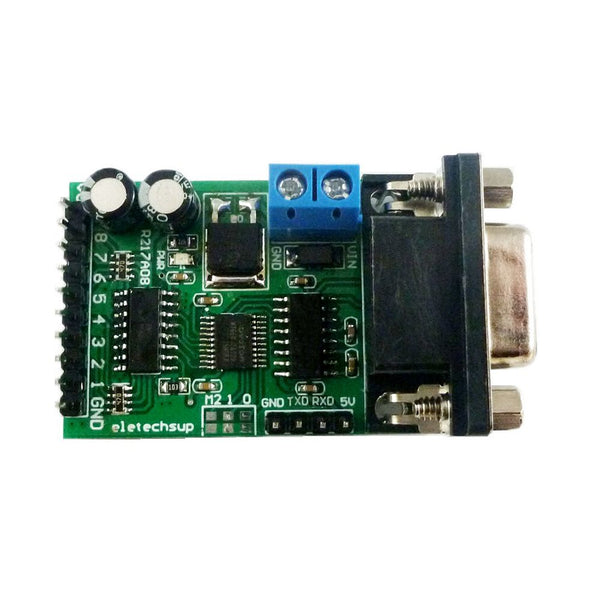 8Channel RS232 TTL232 IO Control Switch Board Com DB9 Serial Port for Momentary Self-locking Interlock Latch Delay Relay Module