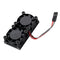 Dual Fan Radiator Development Board 51*25*13mm Cpu Air Cooling  Heat Sink Module for Raspberry Pi 3b+