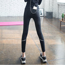 Women Fitness Reflective Running Pants Night Jogging Tights Yoga Leggings Quick Dry Trousers