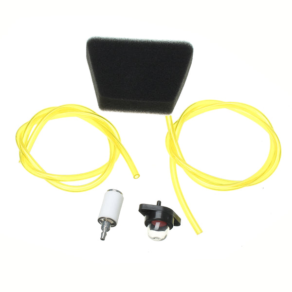 Gardening Chain Saw Fuel Line Air Filter Primer Bulb Sponge Replacement Kit for Poulan Craftsman
