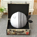 Cute Dot Stripe Kiss Fish Throw Pillow Cotton Cloth Sofa Car Bedding Cushion Home Decoration