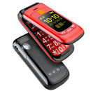 GZONE F899 2.4 inch Handwriting Touch Screen 2800mAh FM Vibration Loud Volume Flip Feature Phone