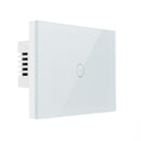 110V-240V US Plug Smart Voice Control Glass Panel Switch Waterproof Electric Shockproof Panel Timer Switch Support Alexa Google home voice control