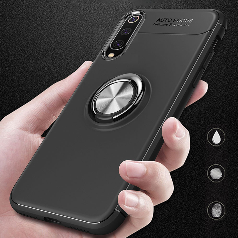 Bakeey 360 Rotating Ring Holder Magnetic Adsorption Shockproof Protective Case for Xiaomi Mi9 SE