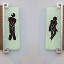 3D Mirror  Acrylic Silver Wall Sticker Decal Bathroom Toilet DIY Square Mirror Sticker