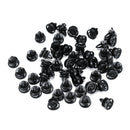 50pcs 8mm Plastic Car Door Panel Moulding Trim Retainer Car Fastener Clip