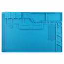 S-170 480x318mm Silicone Pad Desk Work Mat Heat Insulation Maintenance Platform for BGA PCB Solderin