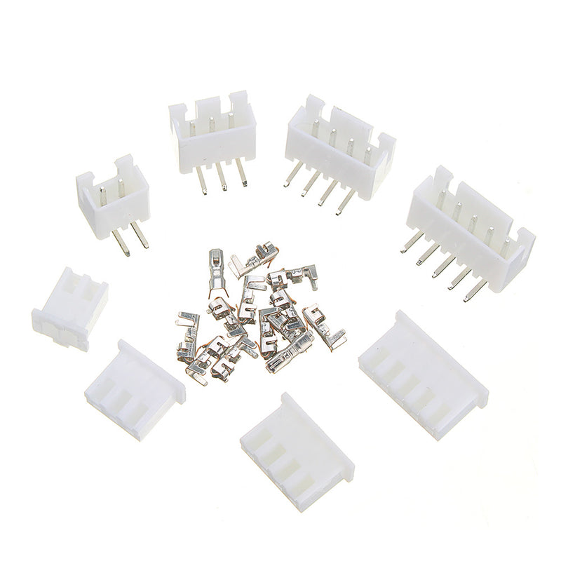 150pcs 2/3/4/5Pin JST-XH 2.54mm Dupont Connector Male/Female Wire Cable Jumper Pin Header Housing Connector Terminal Kit