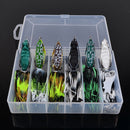 6pcs/Lot Fishing Soft Lures Ray Frog Bait Fishing Lure Bait with Lure Box