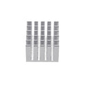 5Pcs 20x20x15mm DIY IC Chip Heat Sink Extruded Cooler Aluminum Heat Sink