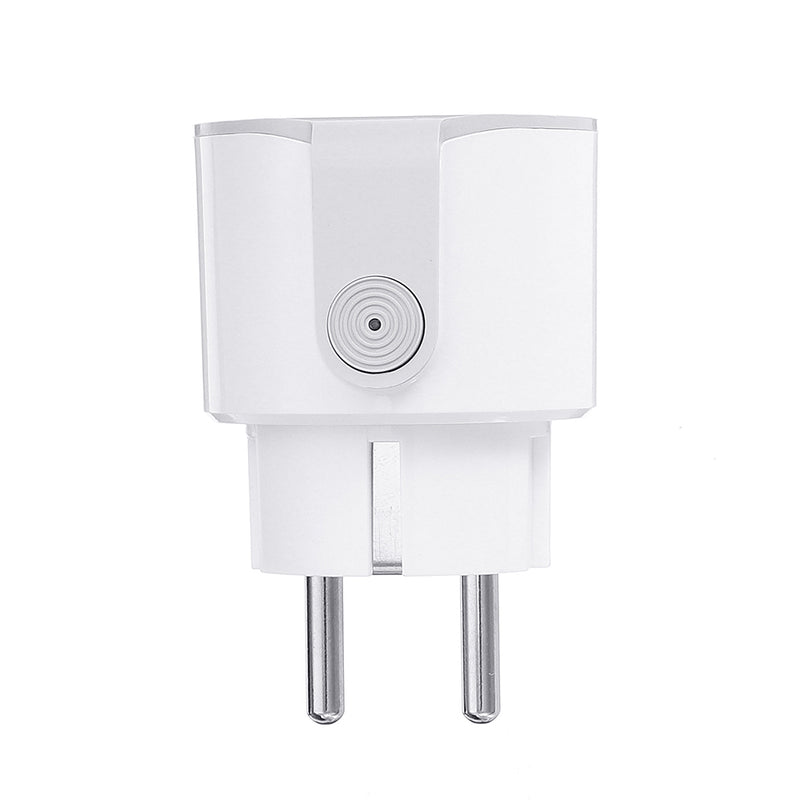 Smart WiFi Socket Voice Remote Control Electricity Statistics Timing Electric Plug Socket European Socket Compatible with Amazon Alexa IFTT Google Home Assistance