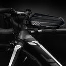 1L Waterproof Bike Top Front Tube Frame Bag Cycling Pouch Large Capacity Black