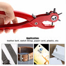9'' Sewing Leather Belt Hole Puncher Pliers Hook Clamp 2/2.5/3/3.5/4/4.5MM Punch Size For Punching