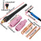 WP-17F 12Foot Air-Cool Tig Welding Torch Kit Complete Flexible Head Body Collet