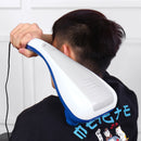 Electric Percussion Vibration Heating Roller Massager Portable Dolphin Back Leg Waist Lumbar Muscle Pain Relief Massage Device Speed Adjustment