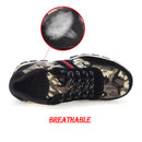 TENGOO Safety Shoes Work Shoes Men's Hiking Waterproof Anti-Smash Non-Slip Sports Shoes