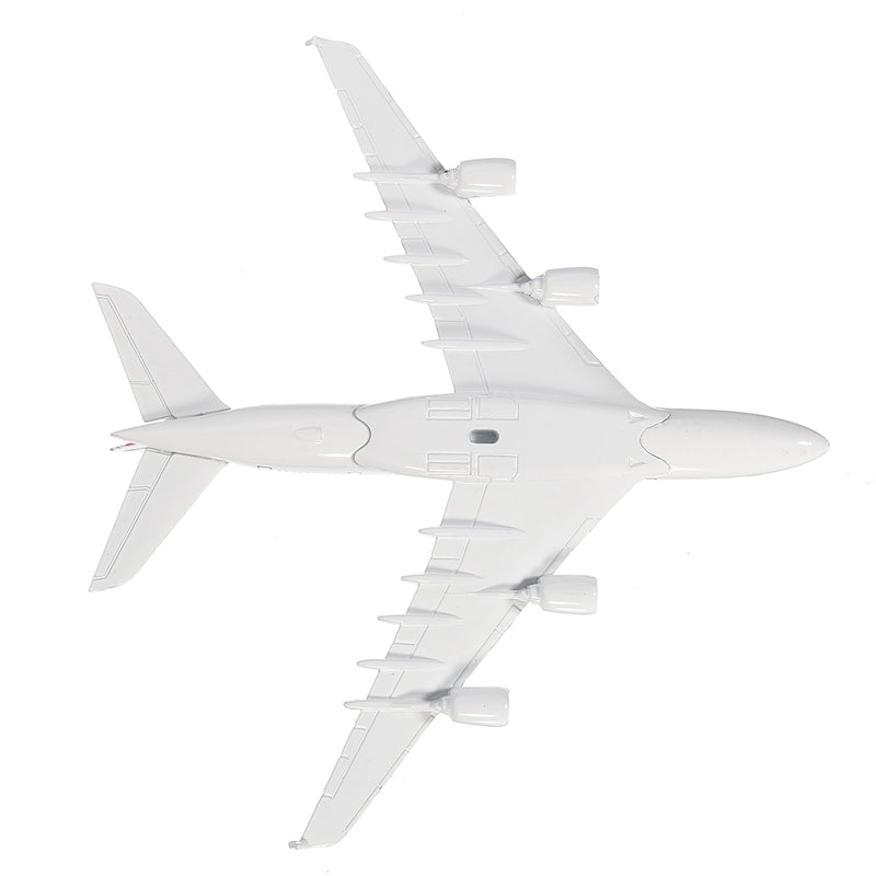 6.1inch Planes Airplane Model Diecast Aircraft Model Airline Kit Kids Adult  Alloy and Transparent Plastic Support Base Science Education