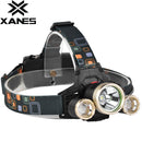 XANES 739 1200 Lumens T6+XPE LED Bicycle Headlight Outdoor Sports HeadLamp 4 Modes Adjustable