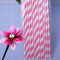 25Pcs Paper Straws For Birthday Wedding Decoration Party Straws Supply Creative Paper Drinking Straw