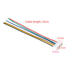 Excellway 10 Sets Mini Micro JST XH2.54mm 7 Pin Connector Plug Socket Wire Cable 150mm