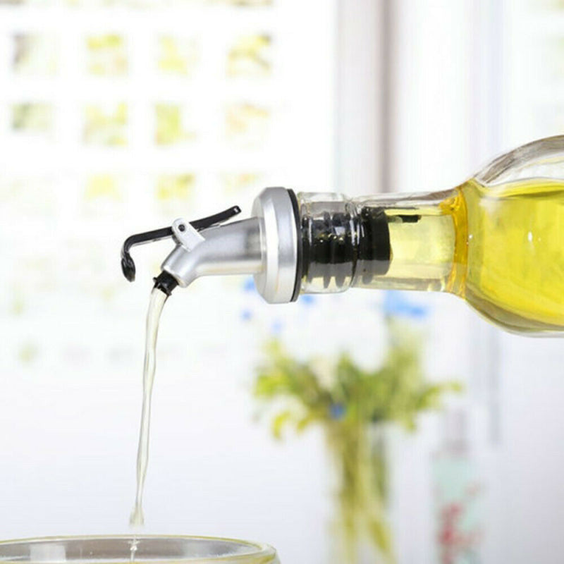 Olive Oil Sprayer Vinegar Seal Leak-proof Lock Plug Bottles Cover ABS Food Grade Plastic Nozzle Sprayer Liquid Dispenser Bottle Stopper