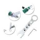Drillpro Aluminum Alloy Electric Drill Rivet Nut Attachment Cordless Riveting Drill Adapter Riveting Tool Insert Nut Tool
