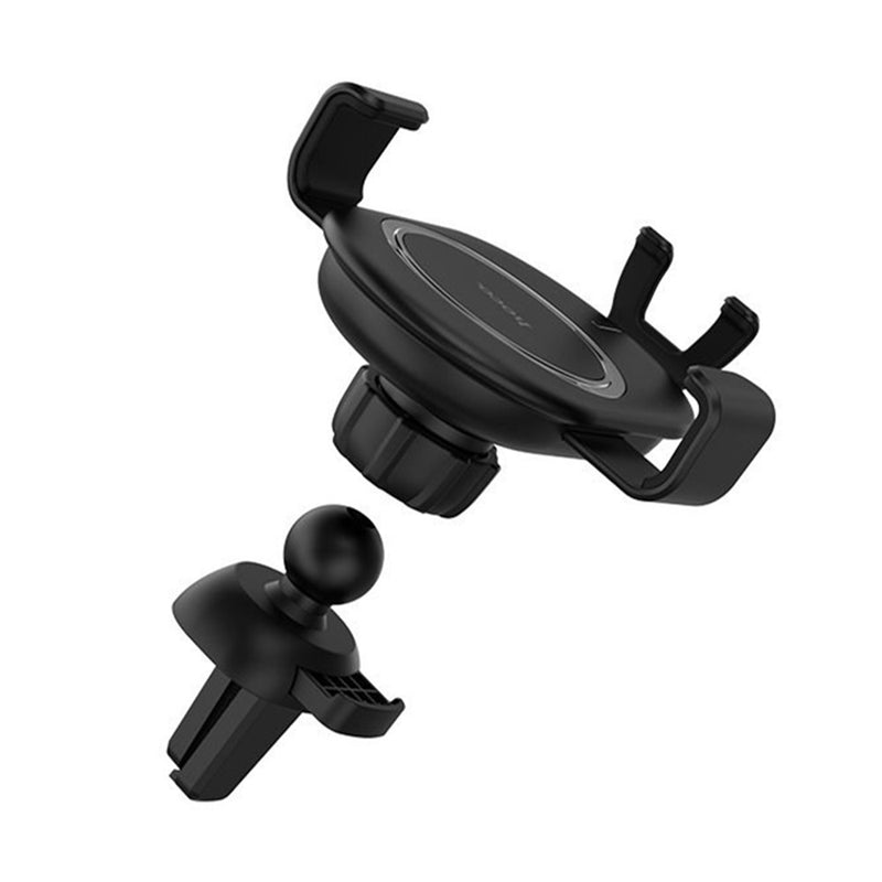 HOCO CW17 Qi Wireless 10W Fast Charger Garvity Auto Lock Car Air Vent Holder Stand for Mobile Phone 4.0-6.5 inches