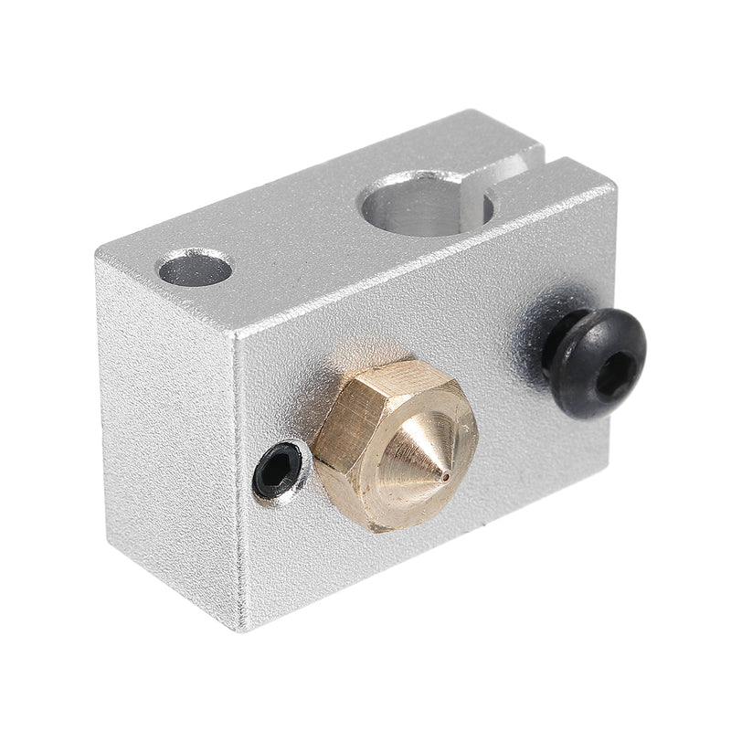 V6 PT100 Aluminum Block Silicone Case Kit with 2m Thermistor Wire for 3D Printer