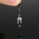 ZANLURE Fishing Sinker Fishing Rolling Swivel Sea Fishing Lead Weights Sinkers with Snap Swivels