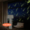 Luminous Meteor Shower Wall Stickers Glow In Darkness Home Room Window Wall Decor