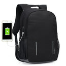 Anti-thief Fashion Men Backpack Multifunctional Waterproof 15.6 inch Laptop Bag Man USB Charging Travel Bag for 15.6/17.3 inch Laptops