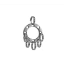 IPRee Outdoor EDC Extending Clamp Buckle Hanging Keyring Chain Carabiner Quick Release Clip Kit