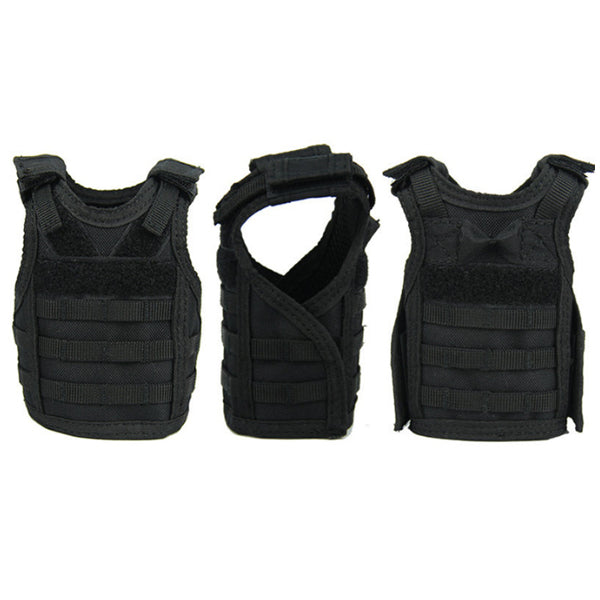 1Pcs Tactical Bottle Cover Mini Molle Vest Drink Bottle Protector Holster For Outdoor Sports