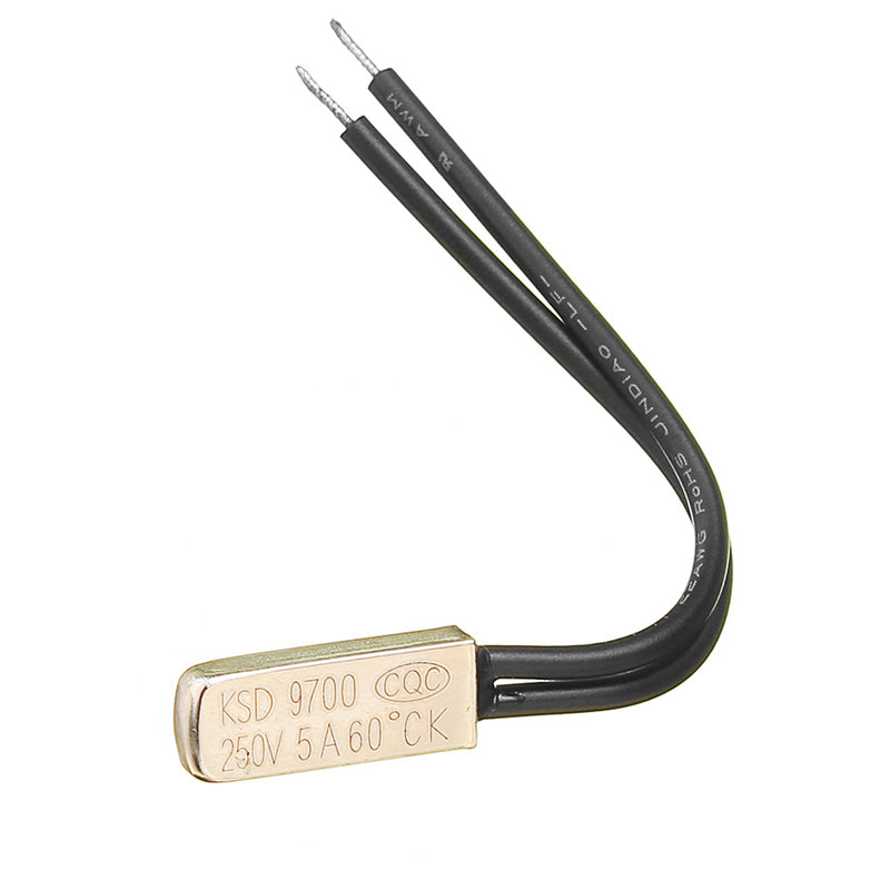 KSD9700 250V 5A NO 60 Thermostat Bi Metal Temperature Controller Switch Normally Open