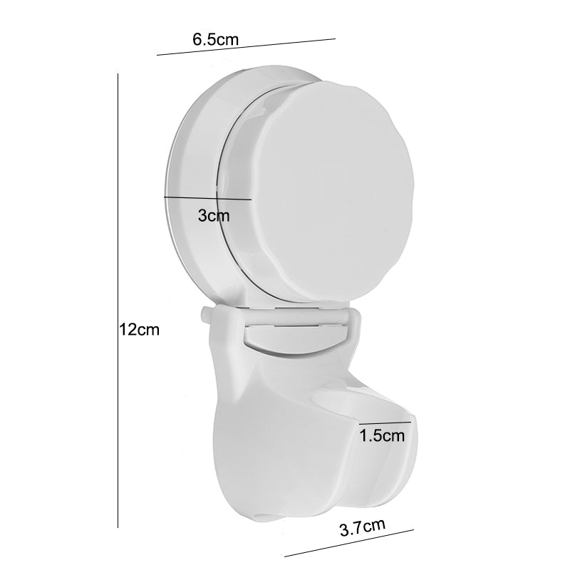 Shower Head Handset Holder Bathroom Wall Mount Adjustable Suction Bracket