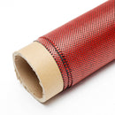 1m 3K 200g Red Carbon Fiber Hybrid Fabric Cloth Plain Weave Cloth High Strength for Building Bridge Construction Repair
