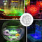ZANLURE 10 LEDs 16 Colors Underwater Light Float Lamp Wireless Remote Control Fishing Lamp 3 x AAA