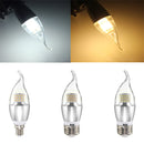 E14 E12 E27 7W 60 SMD 3014 LED White Warm White Glass Candle Lamp Bulb Non-Dimmable AC 85-265V