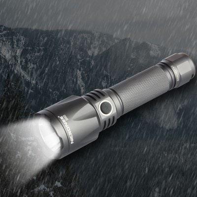 Nicron B60 XP-L HD V5 1000Lumens 6Modes Dimming Micro-USB Rechargeable LED Flashlight