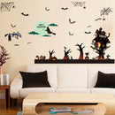 Miico SK9220 Cartoon Halloween Sticker Removable Wall Sticker Halloween Room Decorations