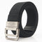 AWMN 2SD 125CM Nylon Tactical Belt Outdoor Leisure Double Zinc Alloy Waist Belts