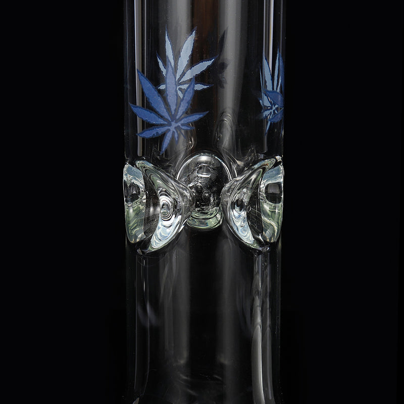 Transparent Pipe Maple Leaf Detachable Glass Bowl Pipe Bottle Full Flavor Eliminate Unwanted Odors