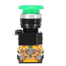 Machifit LA38-11M Momentary Push Button Switch 24-500V Waterproof Switch