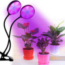 ARILUX 30W 78 LED Double Head Red & Blue Grow Light with Clip USB Powered Timing Dimmable DC5V