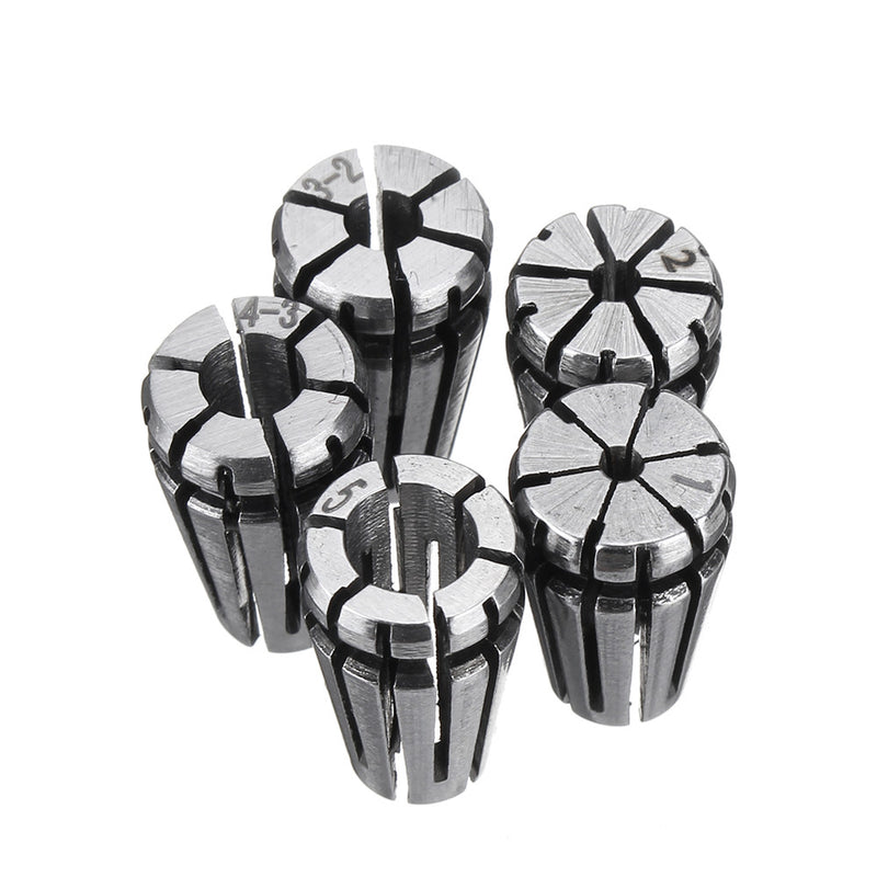5pcs ER8 1-5mm Spring Collet Collet Chuck Set for CNC Milling Lathe Tools
