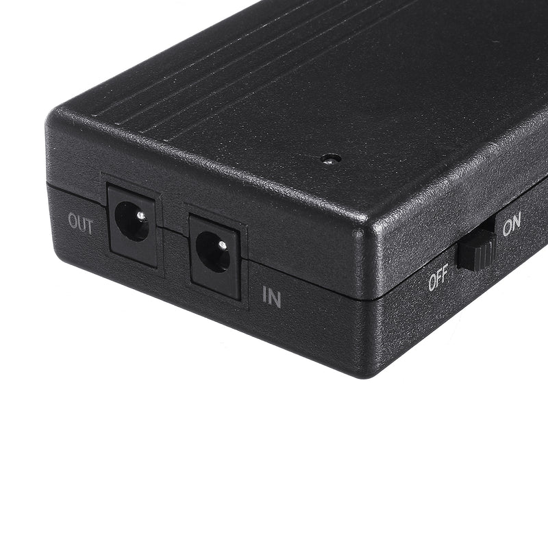 Portable 12V 2A 22.2W Mini UPS Uninterrupted Power Supply Adapter For Camera Router Replace