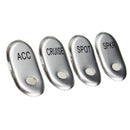 Chrome Brushed Rocker Switch Cover For Harley Electra Glide FLHTCU 1996-2013