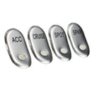 Chrome Brushed Rocker Switch Cover For Harley Electra Glide FLHTCU 1996-2013