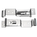 Stainless Steel Car License Plate Frame Holder Trailer Number Plate Clips Spring