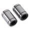 4Pcs Anet LM8UU Linear Ball Bearings 8mm Bore Dia 15mm OD 24mm Length Rubber Linear Ball Bearing Bushing for 3D Printer